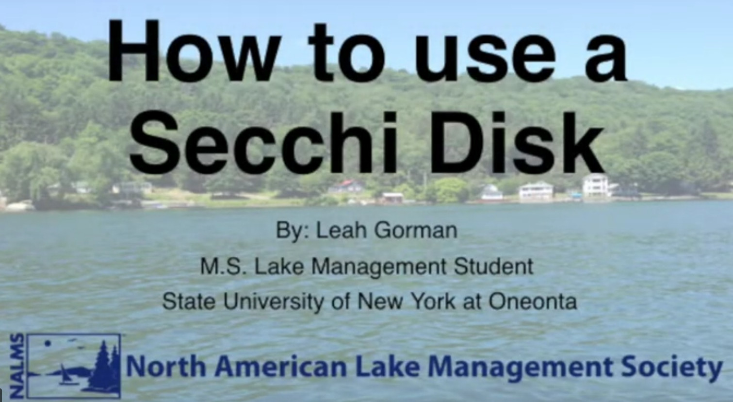 Secchi video